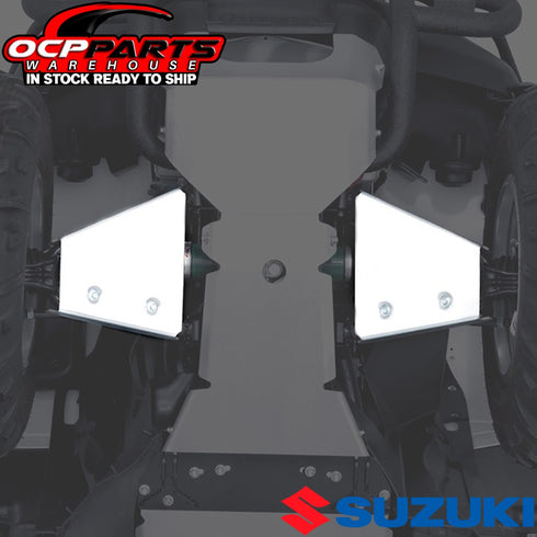 NEW 2009 - 2024 OEM GENUINE SUZUKI KINGQUAD 500 750 FRONT A-ARM SKID PLATE SET